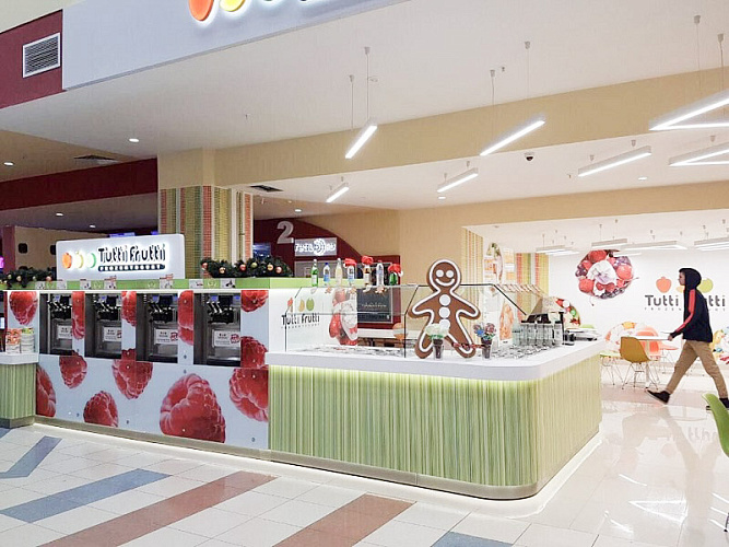Tutti Frutti, сеть десертных кафе - освещение рис.4
